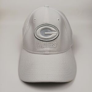 Green Bay Packers NFL New Era 39Thirty Adult Sz Medium-Large White Cap/Hat